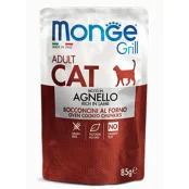 Вологий корм MONGE CAT GRILL Adult ягня, 85 г