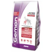 Сухой корм GEMON  DOG Mini Adult лосоcь с рисом 1 кг