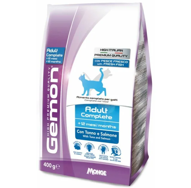 Сухой корм GEMON CAT  Adult Complete тунец с лососем 0,4 кг