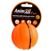 Іграшка AnimAll Fun тренувальний м'яч для собак, 7 см, помаранчева