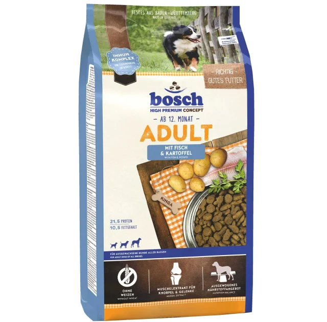 Сухий корм Bosch HPC Adult, риба і картопля, для собак, 3 кг