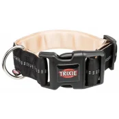 Ошейник Trixie Softline Elegance S-М двухслойный, 32-45 см х 38 мм, черно-бежевый