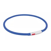 Нашийник Trixie Flash Light USB XS-XL світиться, 70 см х 10 мм, синій
