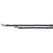 Повідець-перестібка Trixie Cavo Reflect Adjustable Lead для собак, світловідбиваючий, розмір L-XL, 2 м/18 мм, чорний
