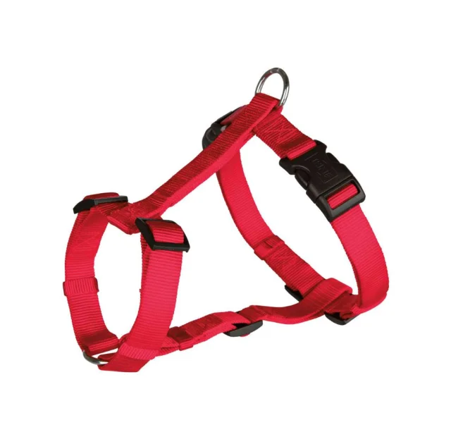 Шлея Trixie для собак, з регулятором, 75-100 см х 25 мм, червона