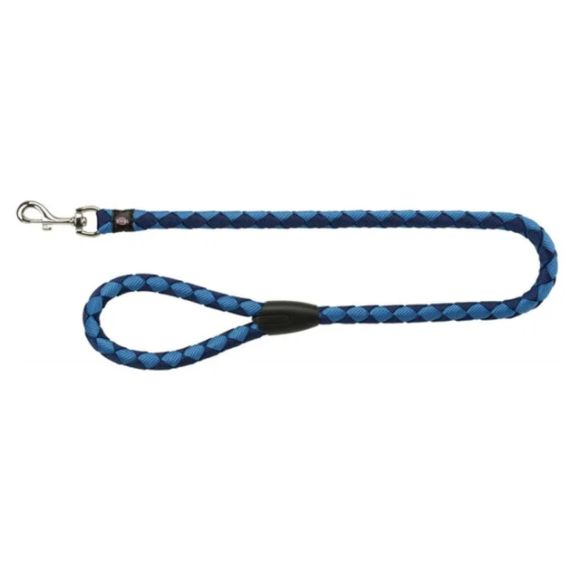 Повідець Trixie Cavo Lead для собак, плетений, круглий, розмір S-M, 1 м/12 мм, індиго/синій