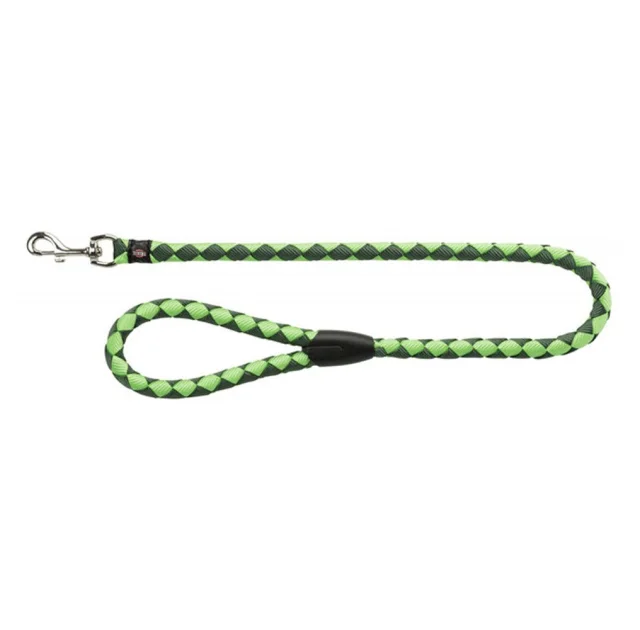 Повідець Trixie Cavo Lead для собак, плетений, круглий, розмір S-M, 1 м/12 мм, зелений/салатовий
