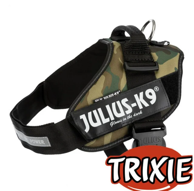 Шлея Trixie Julius-K9® IDC тренувальна, для цуценят, 58-76 см х 40 мм, камуфляж