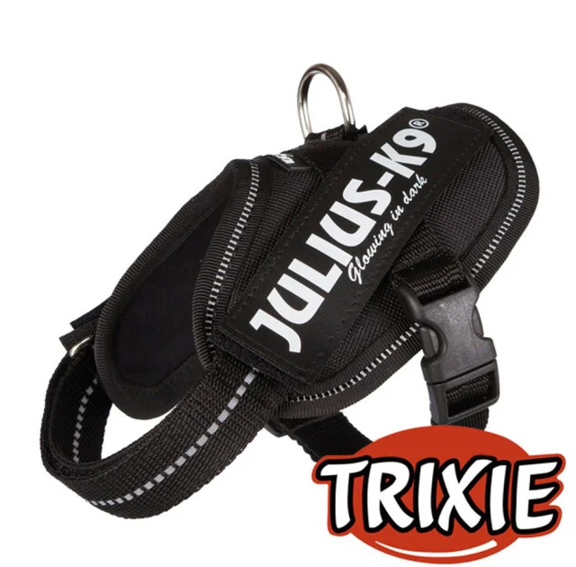 Шлея Trixie Julius-K9® IDC тренувальна, для цуценят, 71-96 см х 50 мм, чорний