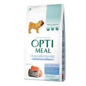 Гипоаллергенный сухой корм Optimeal для взрослых собак средних пород, с лососем, 12 кг