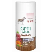 Беззерновой сухой корм Optimeal для взрослых собак всех пород, с уткой и овощами, 650 г