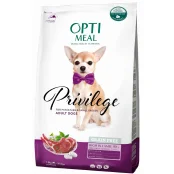 Беззерновой сухой корм Optimeal для взрослых собак миниатюрных и малых пород, с ягненком, 1.5 кг