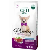 Гипоаллергенный сухой корм Optimeal для взрослых собак миниатюрных и малых пород, с ягненком и рисом, 1.5 кг