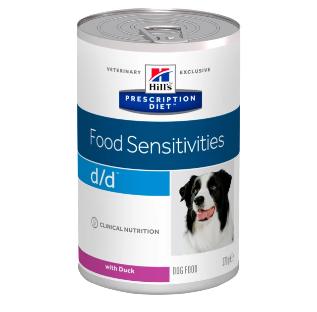 Консерва Hill's Prescription Diet Food Sensitives для собак з чутливим травленням, з качкою, 370 г