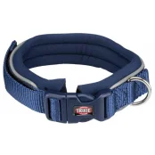Ошейник Trixie Premium с неопреновой подкладкой для собак, размер M–L: 42–48 см/30 мм, индиго