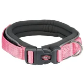 Ошейник Trixie Premium с неопреновой подкладкой для собак, размер L: 48–55 см/30 мм, фламинго