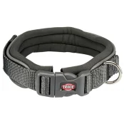 Ошейник Trixie Premium с неопреновой подкладкой для собак, размер L: 48–55 см/30 мм, графит