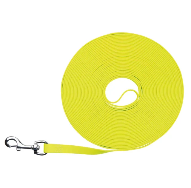 Поводок для тренувань Trixie Easy Life для собак, жовтий неон, 15 м / 17 мм