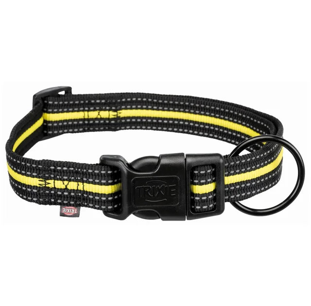 Ошейник Trixie Sporting Fusion для собак для собак, черно-желтый, 30–45 см / 17 мм
