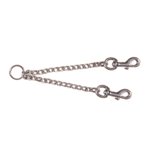 Повідець-сворка Trixie для собак, хромована ланцюг, 42 см / 2 мм