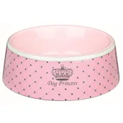 Миска Trixie Dog Princess для собак, кераміка, рожева, 0,45 л / 16 см