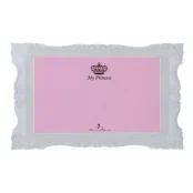 Подстилка под миску Trixie My Princess для собак, пластик, розовый, 44 х 28 см