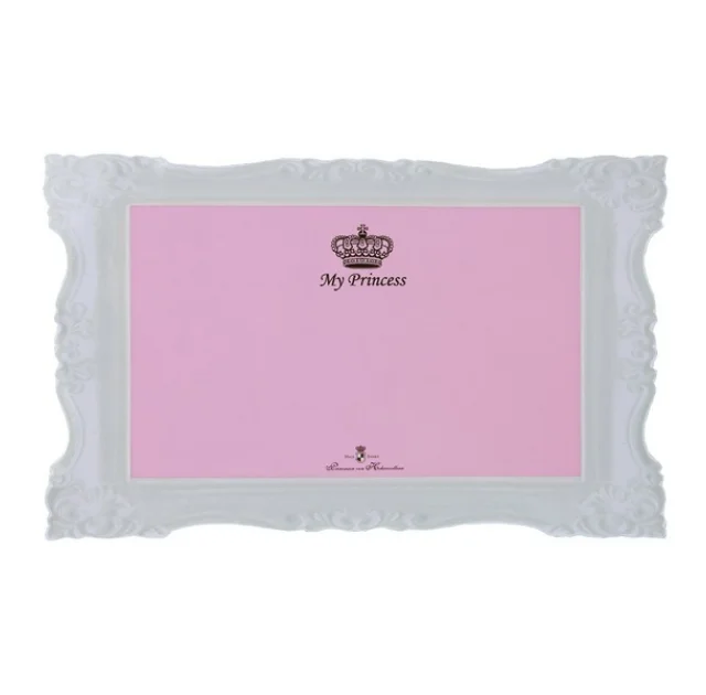 Подстилка под миску Trixie My Princess для собак, пластик, розовый, 44 х 28 см