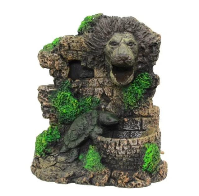 Декорация водопад из песка YUSEE Лев 18x12x21 см