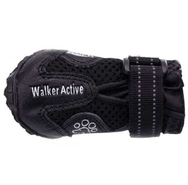 Защитные ботинки Trixie Walker Active для собак, размер M, чёрный