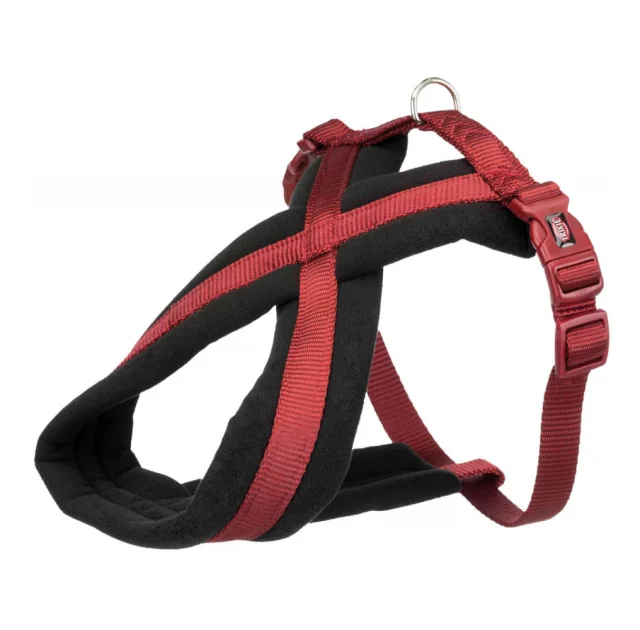 Шлея Trixie Premium для собак, 26-38 см х 10 мм, XXS-XS, бордовий