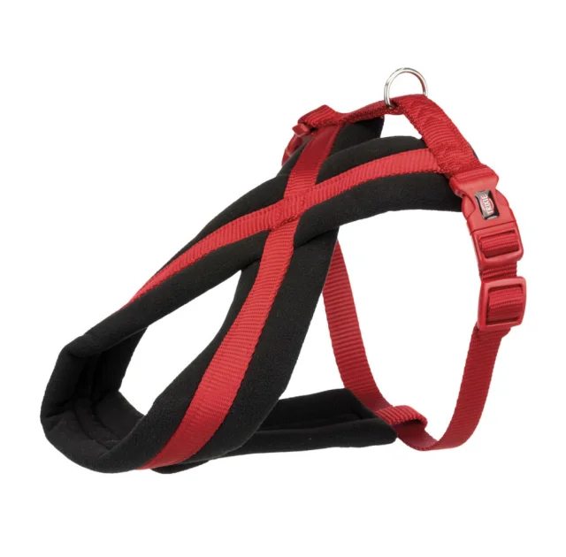 Шлея Trixie Premium Touring Harness для собак, 26-38 см, 10 мм, размер XXS-XS, красный