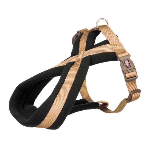 Шлея Trixie Premium Touring Harness для собак, 26-38 см, 10 мм, розмір XXS-XS, карамель
