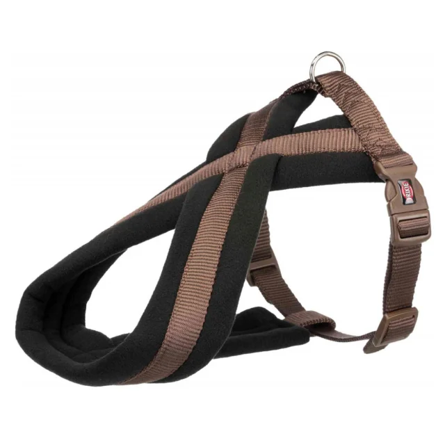 Шлея Trixie Premium для собак, 26-38 см х 10 мм, XXS-XS, мокка