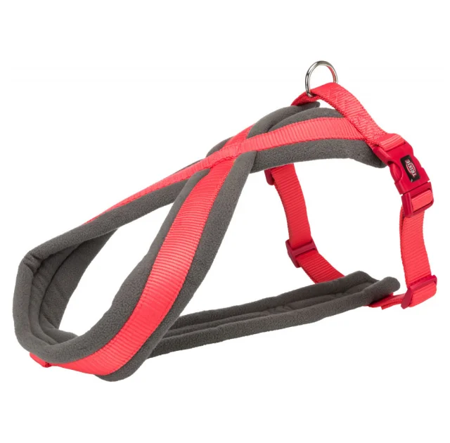 Шлея Trixie Premium Touring Harness для собак, 26-38 см, 10 мм, розмір XXS-XS, кораловий