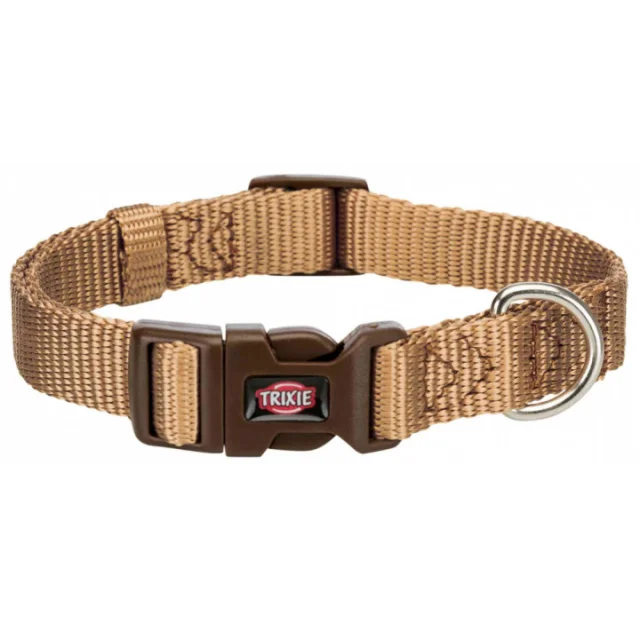 Нашийник Trixie Premium для собак, нейлон, розмір S, карамель, 15 мм, 25-40 см
