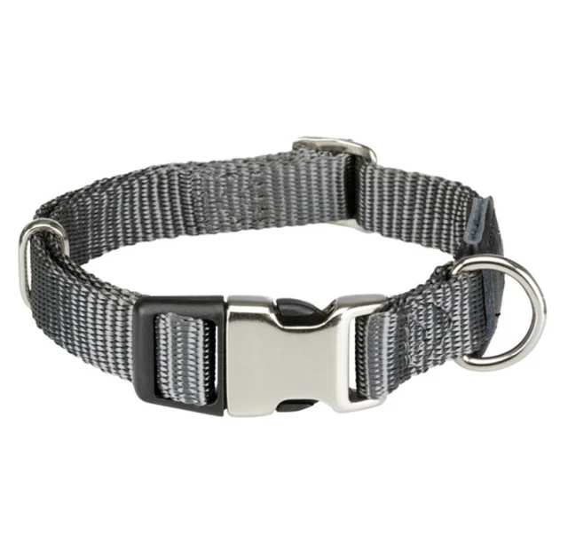 Нашийник Trixie Premium для собак, 28-40 см х 15 мм, S-M, графіт