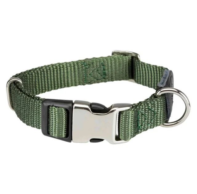 Нашийник Trixie Premium для собак, 28-40 см х 15 мм, S-M, лісовий