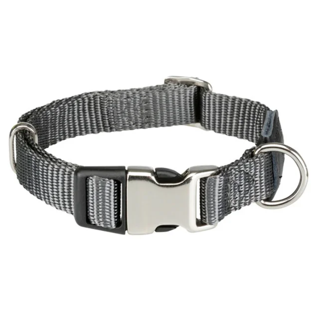 Нашийник Trixie Premium для собак, 34-52 см х 20 мм, M-L, графіт