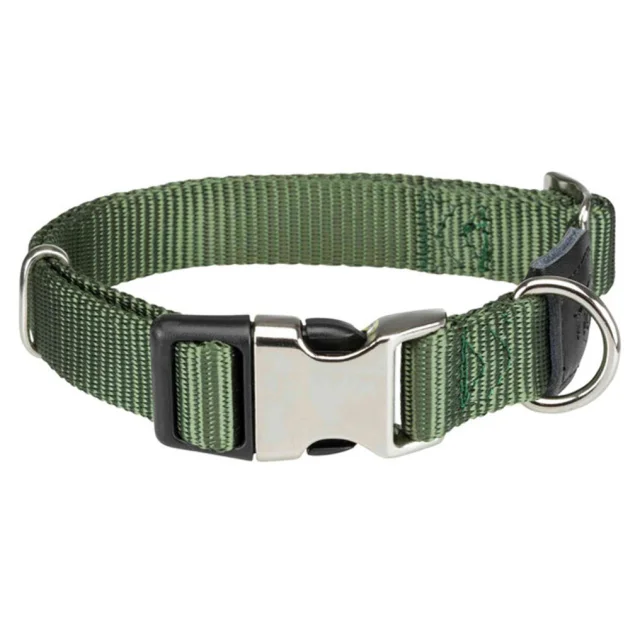Нашийник Trixie Premium для собак, 34-52 см х 20 мм, M-L, лісовий