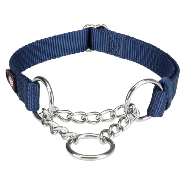 Ошейник-удавка Trixie Premium для собак, нейлон, 35-50 см х 20 мм, индиго