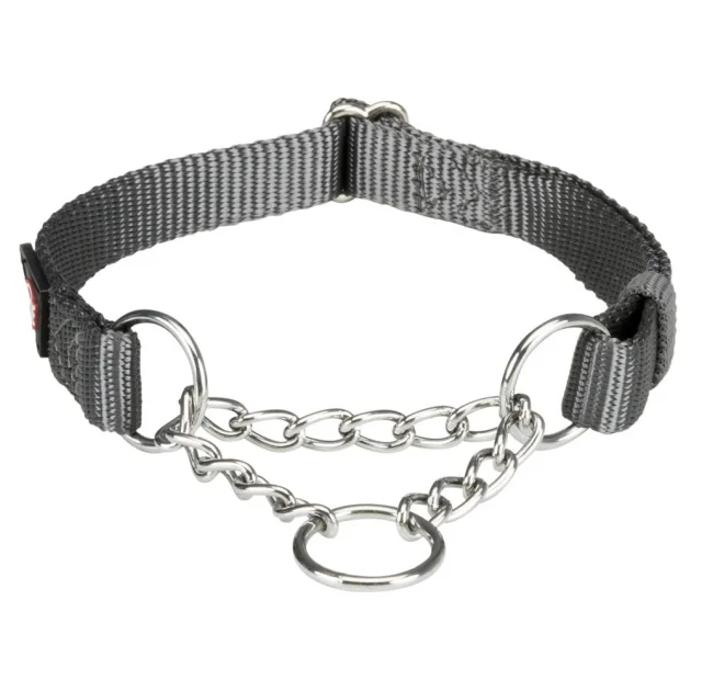 Нашийник-зашморг Trixie Premium для собак, нейлон, 45-70 см х 25 мм, графіт