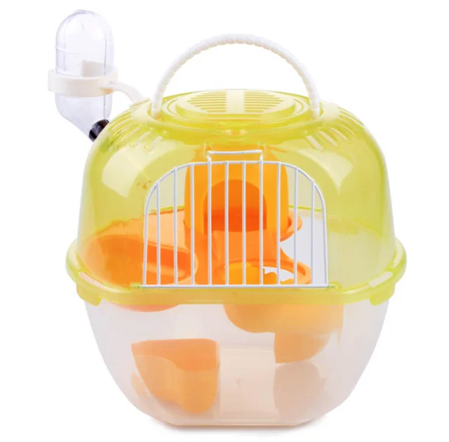Клітка AnimAll Apple Style для хом'яка, 20.5х18х22.5 см, жовта
