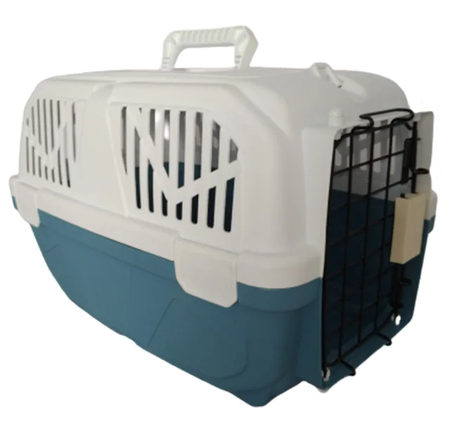 Переноска AnimAll P1095 для котов и собак, синяя, 52×35×33 см