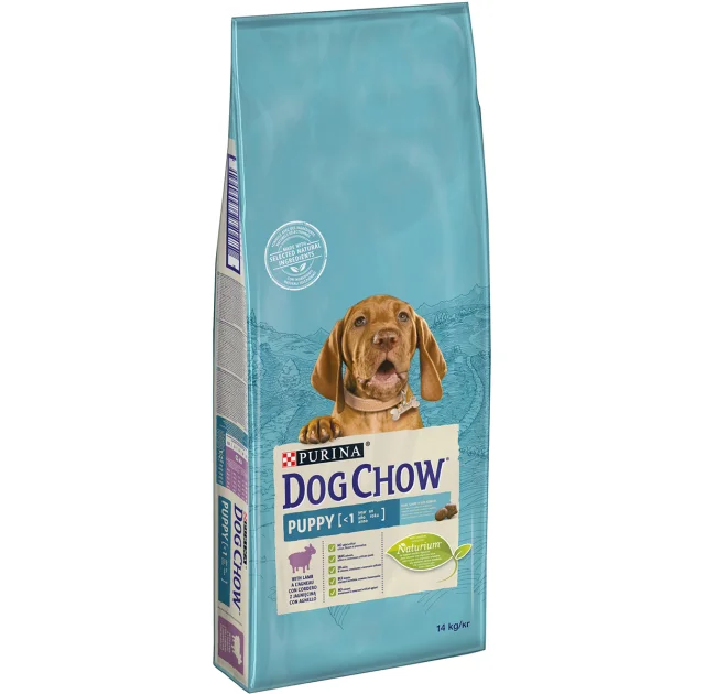 Сухой корм Purina Dog Chow Puppy Lamb для щенков, с ягненком, 14 кг