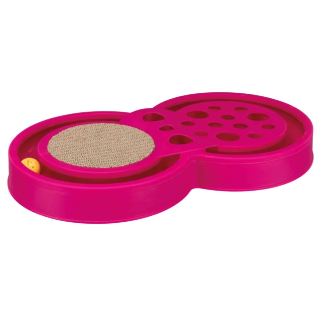 Іграшка Trixie Fumble & Scratch з Драпак, для кішок, 60х33 см, рожевий