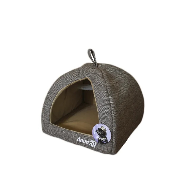 Будиночок AnimAll Darling S для собак, світло-сірий, 38×38×29 см
