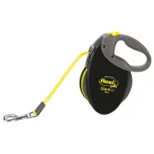 Повідець-рулетка Flexi Neon Giant M для собак до 25 кг, 8 м, стрічка, чорна