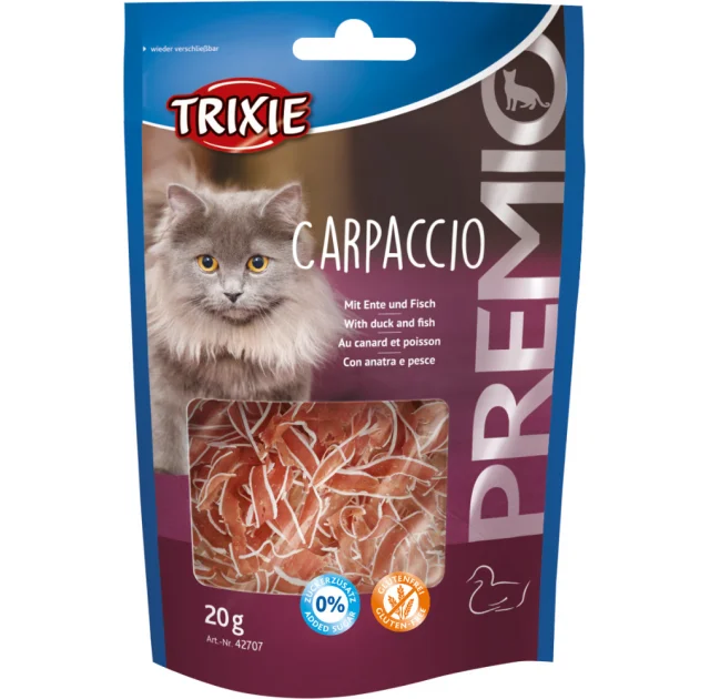 Ласощі Trixie для котів, кубики з качкою та рибою, 20 г