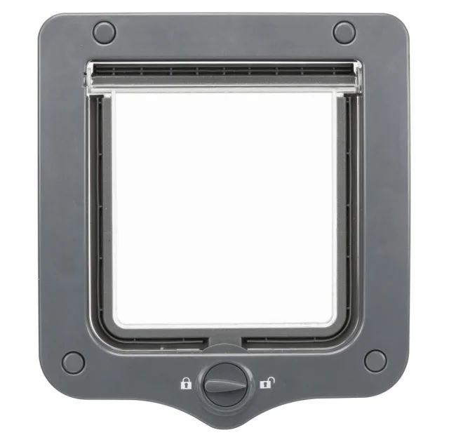 Дверца Trixie 2-Way Flap Door для кошек и мелких собак, серый