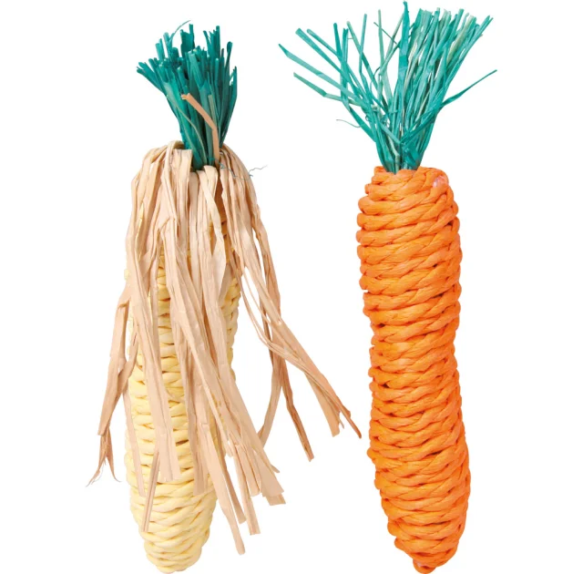 Набор игрушек Trixie из соломы, для грызунов